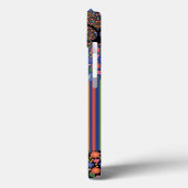 Folk-Art-Stil-Faux-Patchwork-iPad-Etuik-Case-Mate Case-Mate iPhone Hülle (Rückseite / Links)