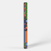 Folk-Art-Stil-Faux-Patchwork-iPad-Etuik-Case-Mate iPhone Hülle (Rechte Seite)