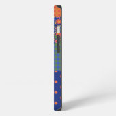 Folk-Art-Stil-Faux-Patchwork-iPad-Etuik-Case-Mate iPhone Hülle (Linke Seite)
