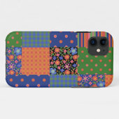 Folk-Art-Stil-Faux-Patchwork-iPhone-5-Xtreme-Hülle Case-Mate iPhone Hülle (Rückseite (Horizontal))