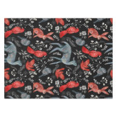 Folk-art style floral  pattern designs tischdecke (Vorderseite (Horizontal))