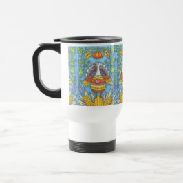 FOLK ART TÜRKEI, ERNTEDANK COMMUTER REISE MUG REISEBECHER