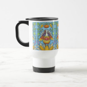 FOLK ART TÜRKEI, ERNTEDANK COMMUTER REISE MUG REISEBECHER