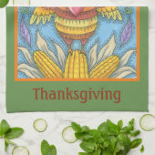 FOLK ART TÜRKEY ERNTEDANK URLAUB KÜCHE TOWEL GESCHIRRTUCH (Gefaltet)