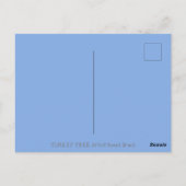 FOLK ART TURKEY TREM, ERNTEDANK GOBBLER SPASS POSTKARTE (Rückseite)