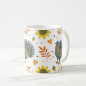 Folk Art Turkeys Tasse (VorderseiteRechts)