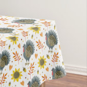 Folk Art Turkeys Tischdecke (Beispiel)