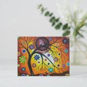 FOLK ART von LORI EVERETT Postkarte (Stehend Vorderseite)