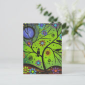 Folk Art von Lori Everett Postkarte (Stehend Vorderseite)