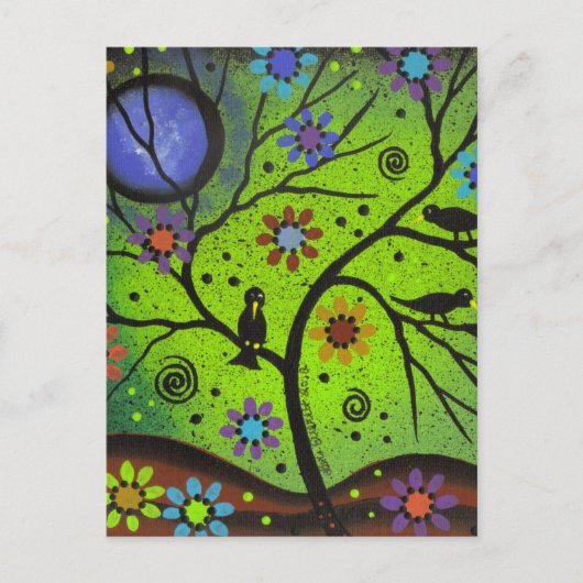 Folk Art von Lori Everett Postkarte (Vorderseite)