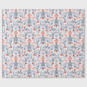 Folk Art Weihnachtsschmuck Geschenkpapier (Flach)