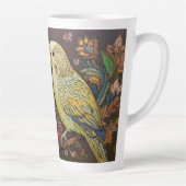 Folk Art Yellow Parakeet mit Paisley und Blume Milchtasse (Rechts)