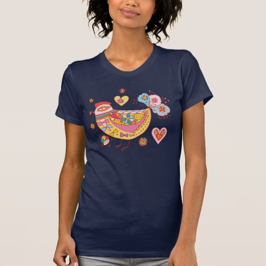 Folk Bird T-Shirt (Vorderseite)