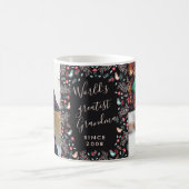 Folk Birds World's größte Oma-Fotosammlung Kaffeetasse (Mittel)