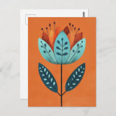 Folk Bloom #232 Postkarte (Vorne/Hinten)