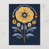 Folk Bloom #235 Postkarte (Vorderseite)