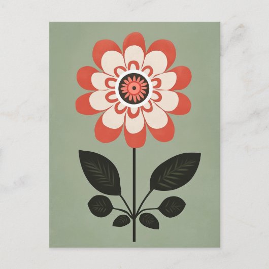 Folk Bloom #236 Postkarte (Vorderseite)