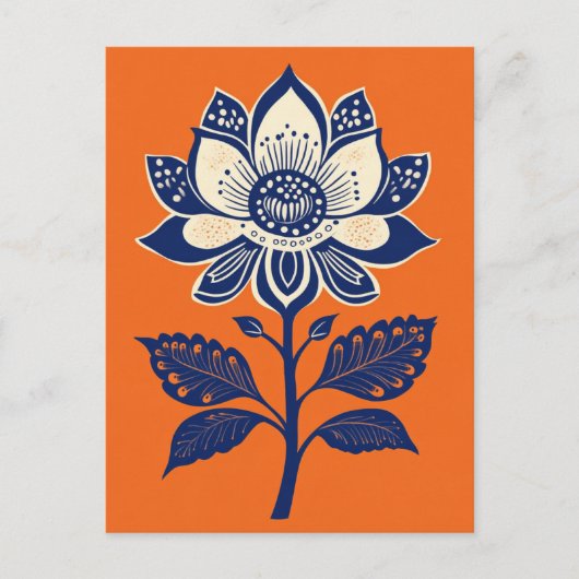 Folk Bloom #237 Postkarte (Vorderseite)