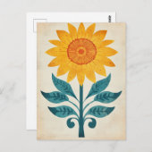 Folk Bloom #240 Postkarte (Vorne/Hinten)