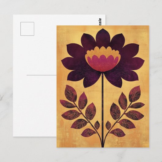 Folk Bloom #241 Postkarte (Vorne/Hinten)