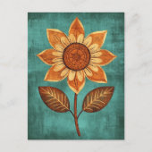 Folk Bloom #242 Postkarte (Vorderseite)