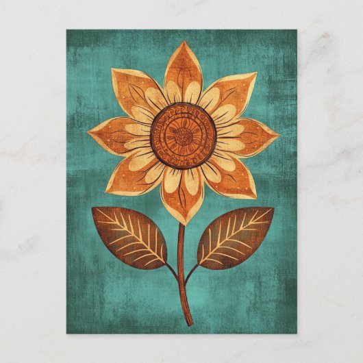 Folk Bloom #242 Postkarte (Vorderseite)