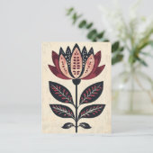 Folk Bloom #248 Postkarte (Stehend Vorderseite)