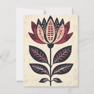 Folk Bloom #248 Postkarte