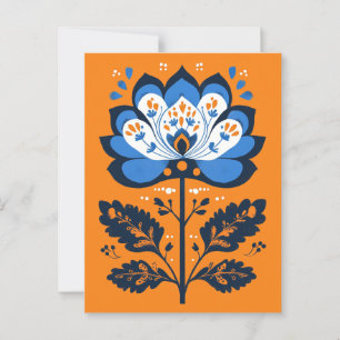 Folk Bloom #249 Postkarte