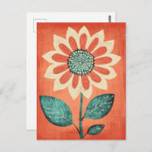 Folk Bloom #251 Postkarte (Vorne/Hinten)