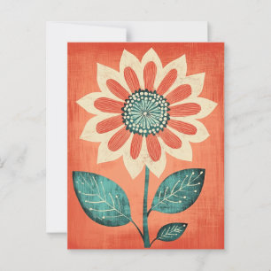 Folk Bloom #251 Postkarte