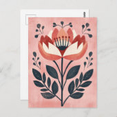 Folk Bloom #253 Postkarte (Vorne/Hinten)