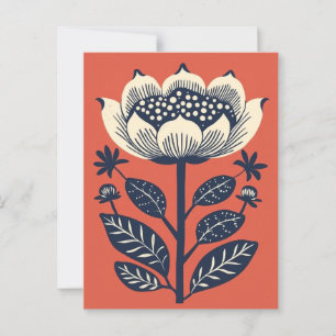 Folk Bloom #254 Postkarte