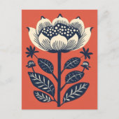 Folk Bloom #254 Postkarte (Vorderseite)