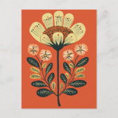 Folk Bloom Nr. 258 Postkarte (Vorderseite)
