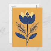 Folk Bloom Nr. 259 Postkarte (Vorne/Hinten)
