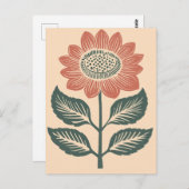 Folk Bloom Nr. 260 Postkarte (Vorne/Hinten)