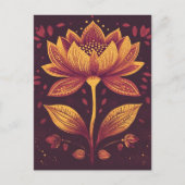 Folk Bloom Nr. 265 Postkarte (Vorderseite)