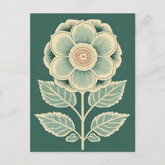 Folk Bloom Nr. 268 Postkarte (Vorderseite)