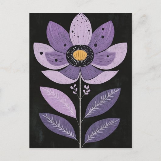 Folk Bloom Nr. 269 Postkarte (Vorderseite)