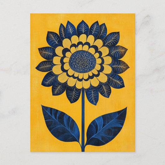 Folk Bloom Nr. 270 Postkarte (Vorderseite)