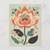 Folk Bloom Nr. 275 Postkarte (Vorderseite)