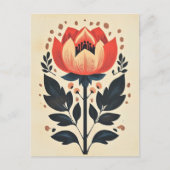 Folk Bloom Nr. 277 Postkarte (Vorderseite)