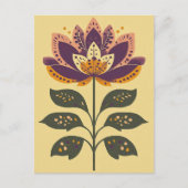 Folk Bloom Nr. 279 Postkarte (Vorderseite)