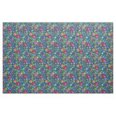 🌺 🌹 🌷 Folk-Blume auf klassisch blauem Stoff (Fat Quarter (45,7 x 55,9 cm))