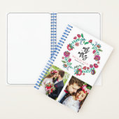 Folk Blume Blumenzettel Notizblock (Innen)