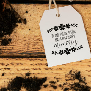 Folk Blume Pflanze Samen wachsen glückliche Erinne Gummistempel