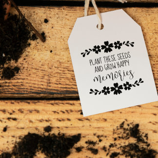 Folk Blume Pflanze Samen wachsen glückliche Erinne Gummistempel