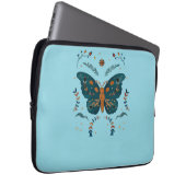 Folk Butterfly Slim Laptopschutzhülle (Vorne Rechts)