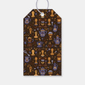 Folk Coffee-Abzeichen — Kakao, Karamell & Schiefer Geschenkanhänger (Rückseite)